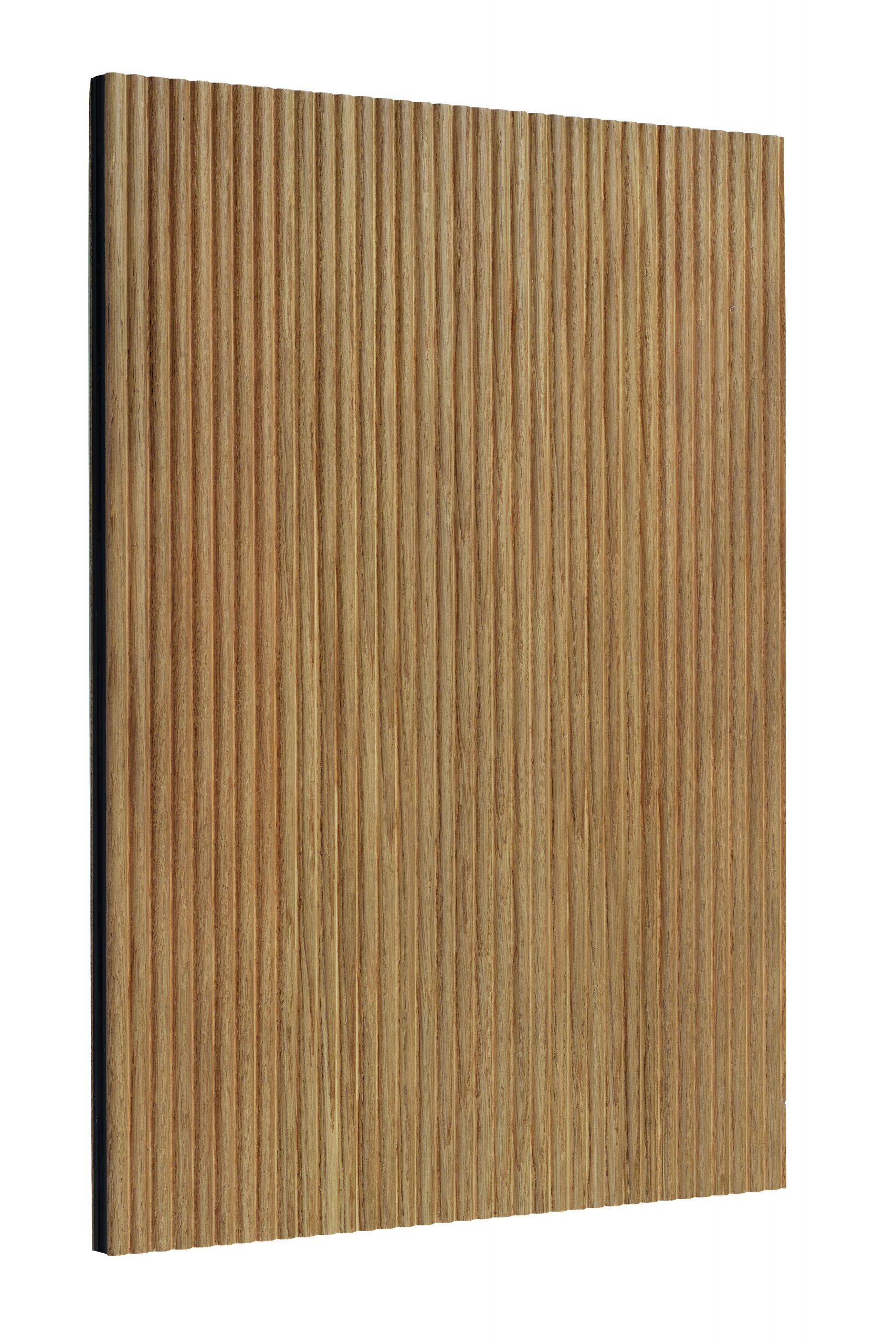 Morella oak door with vertical fluting
